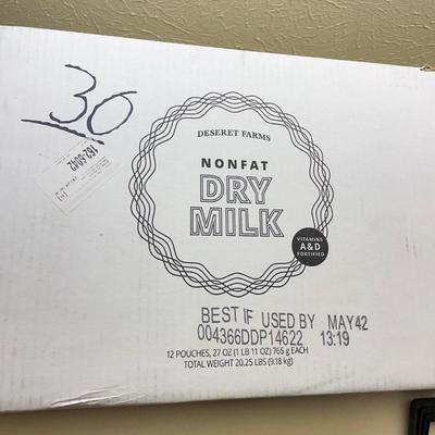 40.5 Lbs Deseret Farms Non-Fat Dry Milk (L-SS)