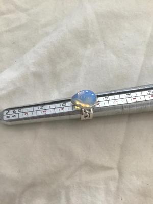Pretty Silvertone ring