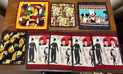 Hand-crafted Pot Holder Lot - 7pcs