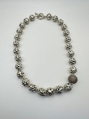 Sterling Jewelry - Charles Krypell Designer Necklace Ivy Collection w/ White Topaz