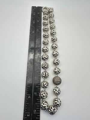 Sterling Jewelry - Charles Krypell Designer Necklace Ivy Collection w/ White Topaz