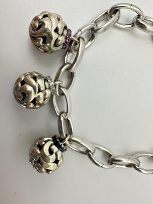 Sterling Jewelry - Charles Krypell designer Ivy Collection w/ Rubies, White, & Sapphires