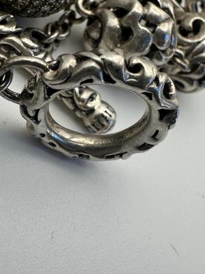 Sterling Jewelry - Charles Krypell designer Ivy Collection w/ Rubies, White, & Sapphires