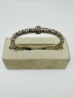 Sterling Silver Jewelry - Charles Krypel Bracelet w/ diamonds Ivy Collection Petite Rondel