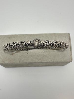 Sterling Silver Jewelry - Charles Krypel Bracelet w/ diamonds Ivy Collection Petite Rondel