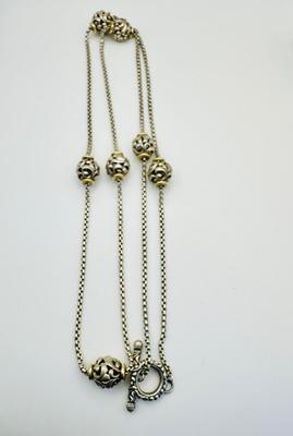 Sterling Silver Jewelry - Charles Krypell designer Ivy Collection w/ 36" chain
