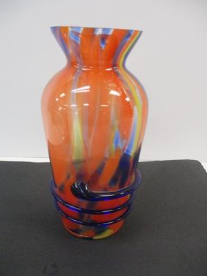 Vintage Bohemian Czech Glass Vase