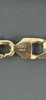 Lot 21: 14k Gold Link Bracelet - 22g