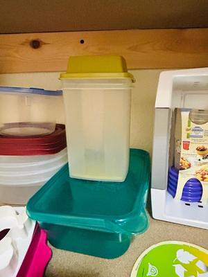 TUPPERWARE AND OTHER HANDY STORAGE CONTAINERS