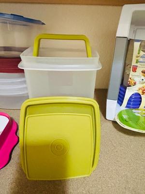 TUPPERWARE AND OTHER HANDY STORAGE CONTAINERS