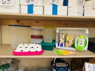 TUPPERWARE AND OTHER HANDY STORAGE CONTAINERS