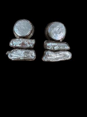 Dreamer Fresh Water Pearl Sterling Earrings