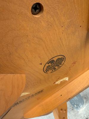 Sale Photo Thumbnail #13: Z1- Heywood Wakefield End Table Pair

Structurally sound but will require some TLC. Please see photos for damage.