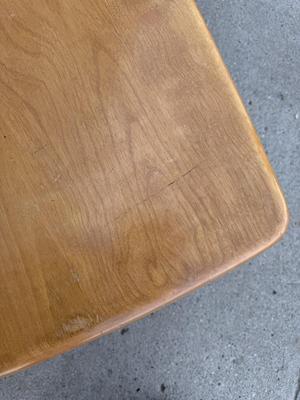 Sale Photo Thumbnail #23: Z2-Heywood Wakefield Coffee Table

Structurally sound, but will require some TLC. Please see photos for damage.
