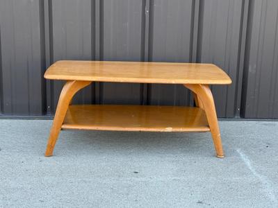 Sale Photo Thumbnail #14: Z2-Heywood Wakefield Coffee Table

Structurally sound, but will require some TLC. Please see photos for damage.