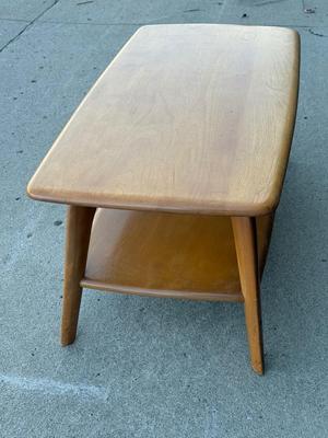Sale Photo Thumbnail #21: Z2-Heywood Wakefield Coffee Table

Structurally sound, but will require some TLC. Please see photos for damage.