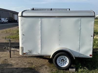 Sale Photo Thumbnail #36: Z4-Enclosed Trailer with hitch lock and padlock for door