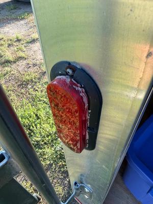 Sale Photo Thumbnail #41: Z4-Enclosed Trailer with hitch lock and padlock for door