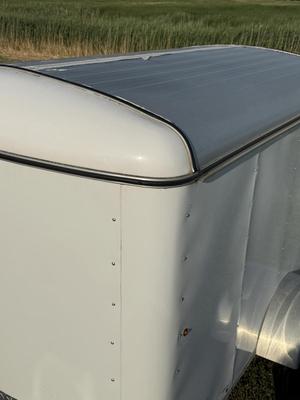 Sale Photo Thumbnail #39: Z4-Enclosed Trailer with hitch lock and padlock for door