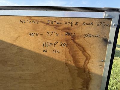 Sale Photo Thumbnail #40: Z4-Enclosed Trailer with hitch lock and padlock for door