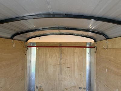 Sale Photo Thumbnail #44: Z4-Enclosed Trailer with hitch lock and padlock for door