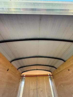 Sale Photo Thumbnail #47: Z4-Enclosed Trailer with hitch lock and padlock for door