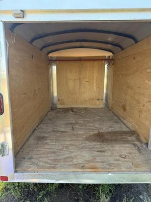 Sale Photo Thumbnail #43: Z4-Enclosed Trailer with hitch lock and padlock for door