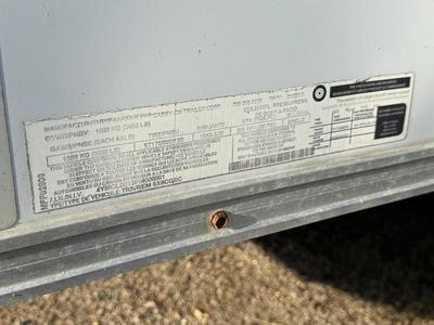 Sale Photo Thumbnail #38: Z4-Enclosed Trailer with hitch lock and padlock for door