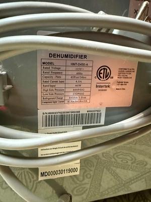 Sale Photo Thumbnail #403: BT1-Small Dehumidifier