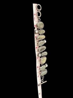 Dreamer Sterling Stone and Pearl Bracelet