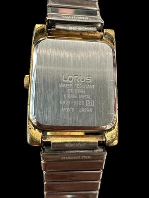 Lorus Gold Tone Mickey Mouse Watch