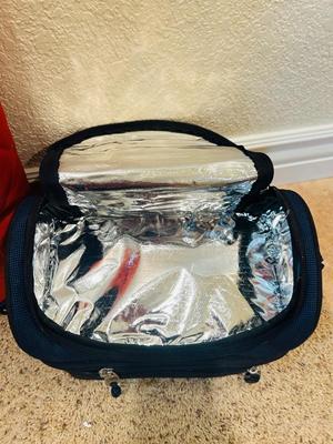 ALL WEATHER BLANKET AND CALIFORNIA INNOVATIONS INSULATED LUNCH BOX