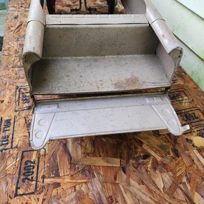 Vintage Metal Dude Wagon Pedal Car