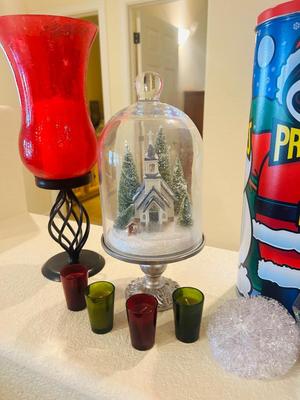 CHRISTMAS BATTERY OPERATED LIT CENTERPIECE