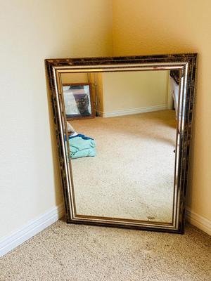 NICE LARGE VINTAGE MIRROR
