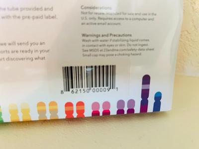 23andMe ANCESTRY SALIVA COLLECTION KIT AND 2 COVID-19 ANTIGEN RAPID TESTS