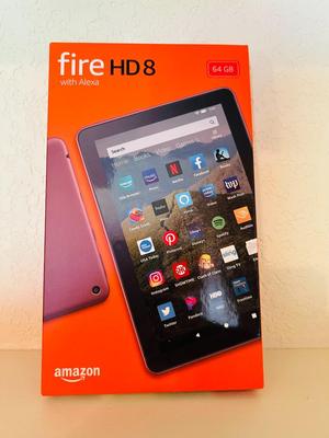 AMAZON FIRE HD 8 64GB TABLET WITH ALEXA