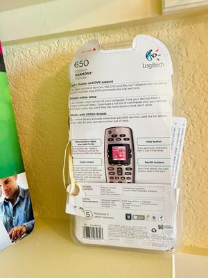 NIB LOGITECH 650 HARMONY REMOTE CONTROL
