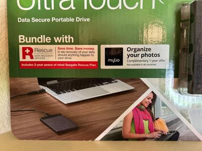 SEAGATE 2TB 3.0 USB BACKUP PLUS ULTRA TOUCH DATA SECURE PORTABLE DRIVE