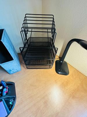 3 COLOR LIGHT DESK LAMP AND DESK ORGANIZATION SOLUTIONS