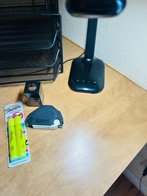 3 COLOR LIGHT DESK LAMP AND DESK ORGANIZATION SOLUTIONS