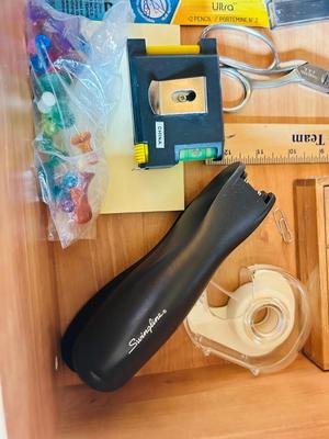 DRAWER FULL OF OFFICE SUPPLIES
