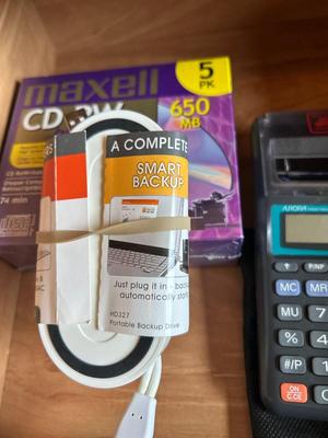 MORE USEFUL OFFICE SUPPLIES, REWRITEABLE CD-R AND DVD-R, WEB CAB, POCKET CALCULATOR AND MORE