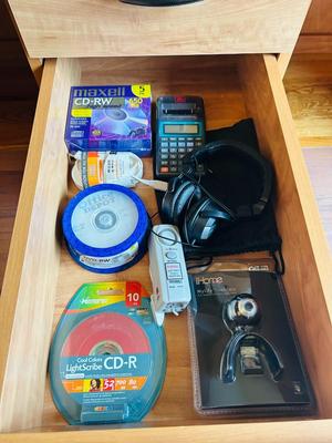 MORE USEFUL OFFICE SUPPLIES, REWRITEABLE CD-R AND DVD-R, WEB CAB, POCKET CALCULATOR AND MORE