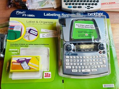 QTY-2 1800 SERIES BROTHER P-TOUCH LBE MAKERS