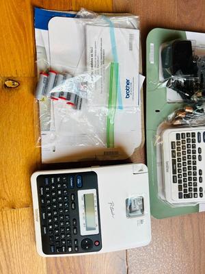 QTY-2 PT-2040 SERIES BROTHER LABEL MAKERS