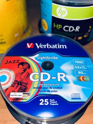 A TON OF CD-R's AND DVD-R BLANK DISKS AND EMPTY SLEEVES