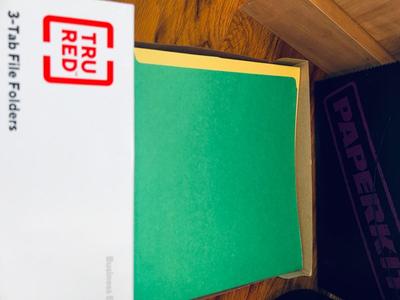 ROYAL 12 SHEET CROSS CUT PAPER SHEDDER, WASTE CAN, 3 TAB FILE FOLDERS AND PAPER KIT STATIONARY TYPE PAPERS