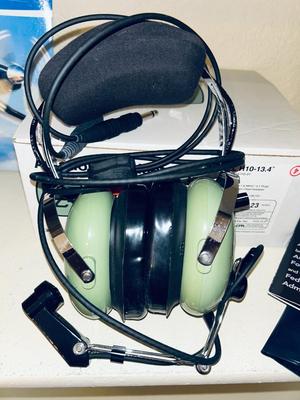 JEPPSEN AIRWAY MANUAL, LIKE NEW DAVID CLARK AVIATION HEADPHOES AND MORE