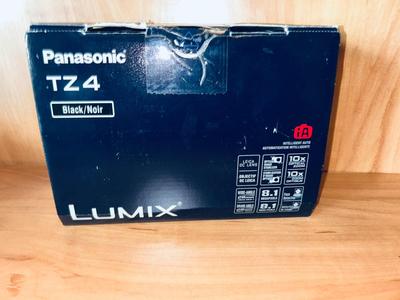 PANASONIC LUMIX DMC-TZ4 DIGITAL CAMERA WITH EXTRAS